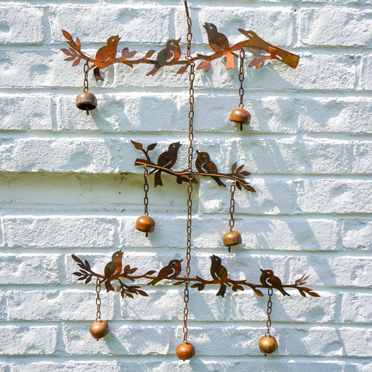 Birds & Branches Wind Chime - Happy Gardens
