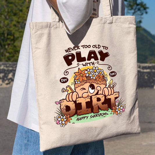 Happy Gardens Dirt Eco Tote Bag