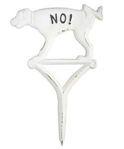 Dog Yard Sign - Happy Gardens
