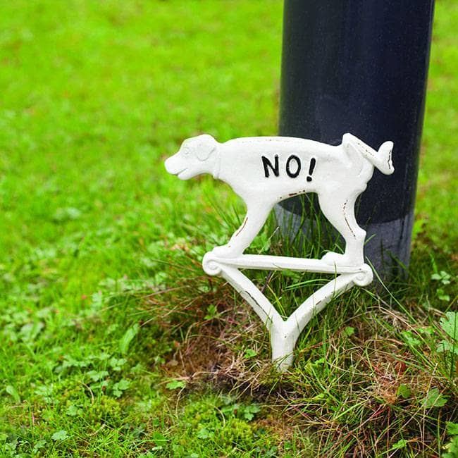 Dog Yard Sign - Happy Gardens