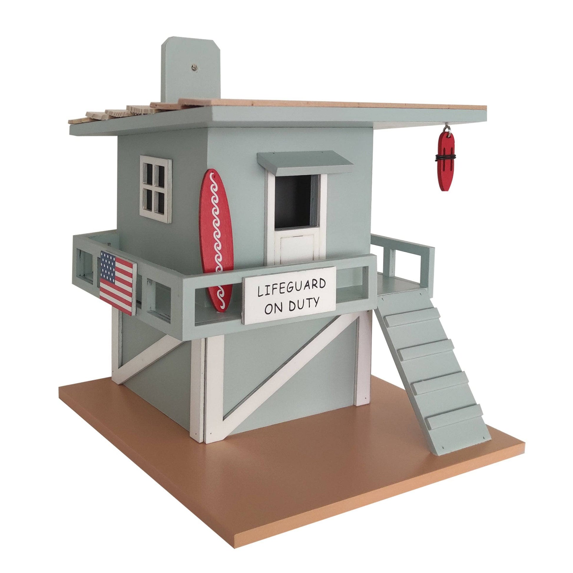 Lifeguard Shack Birdhouse - Happy Gardens