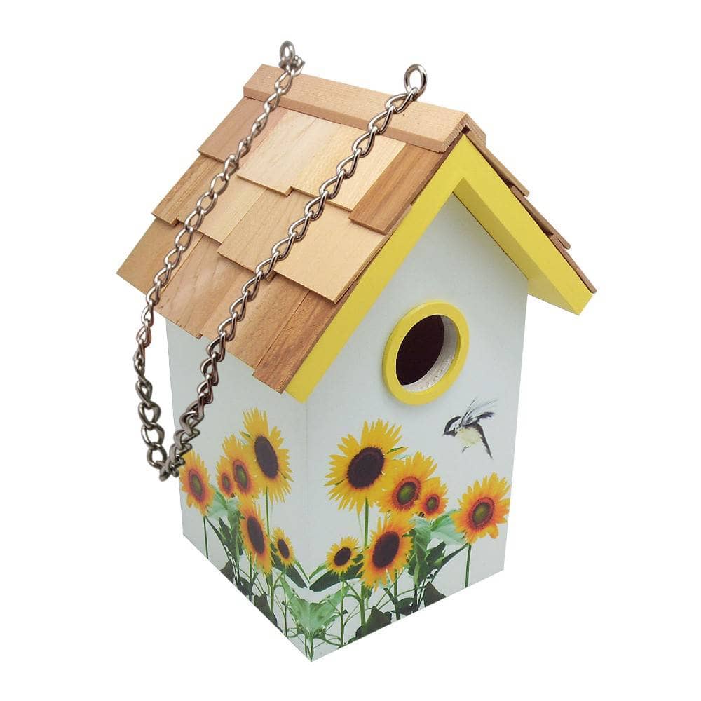 Standard Cottage Birdhouse - Sunflower