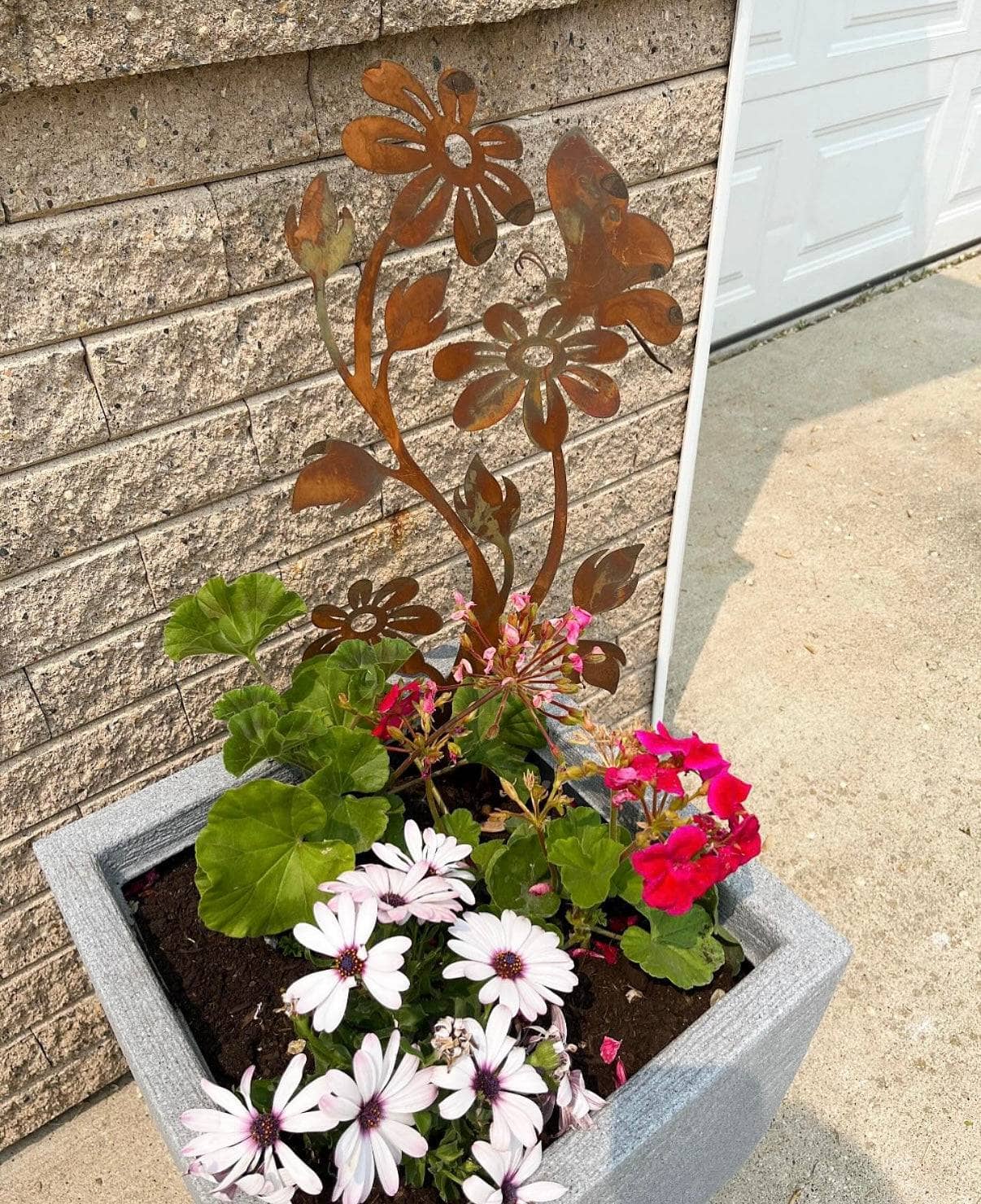 Happy Gardens - Daisy Flamed Garden Stake