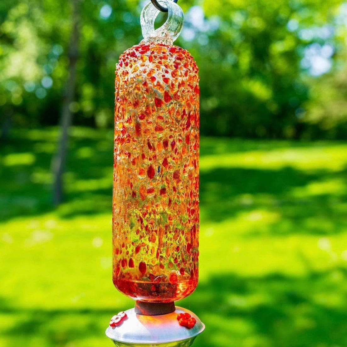 Filigree Hummingbird Feeder, Cinnabar Sprinkles