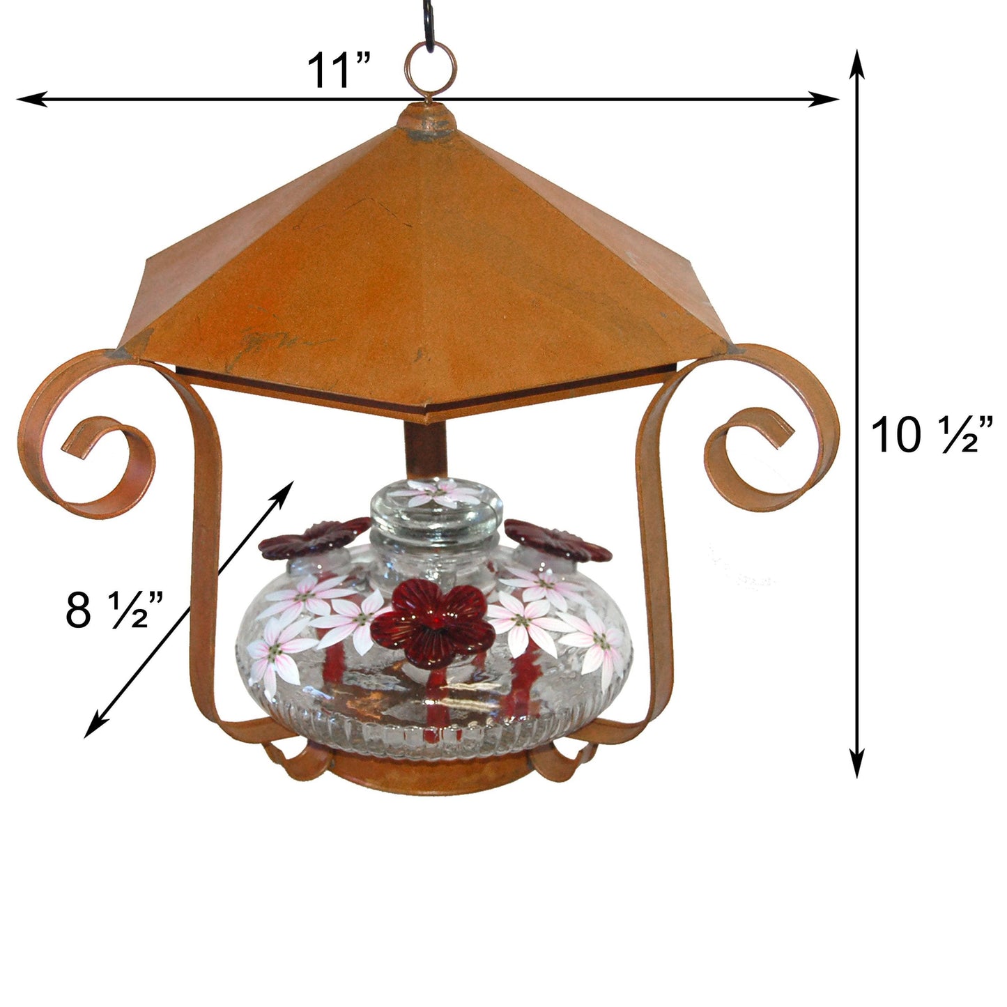 Bloom Shelter Botanica Hummingbird Feeder - Happy Gardens