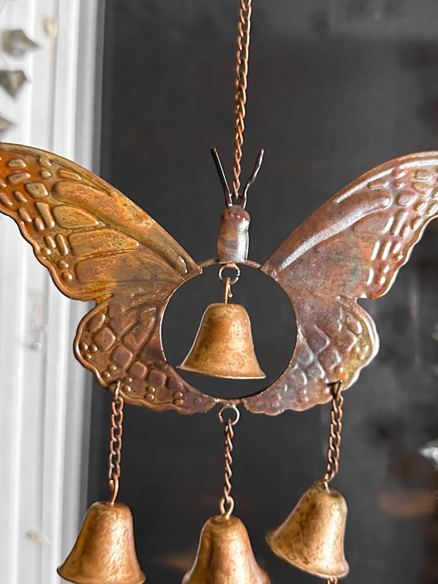 Happy Gardens - Butterfly with Bells Wind Chime