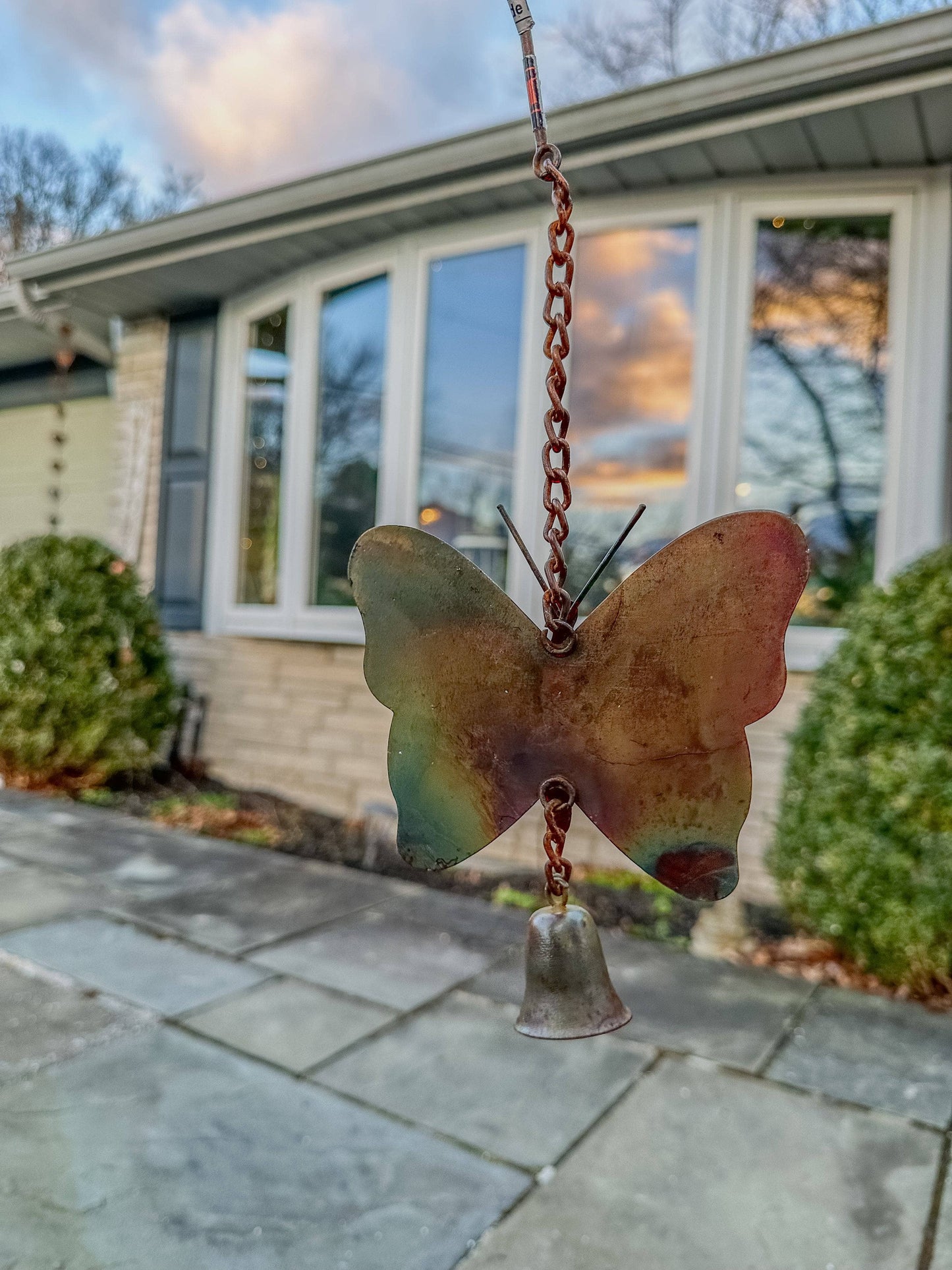 Happy Gardens - Floral Butterfly Hanging Ornament