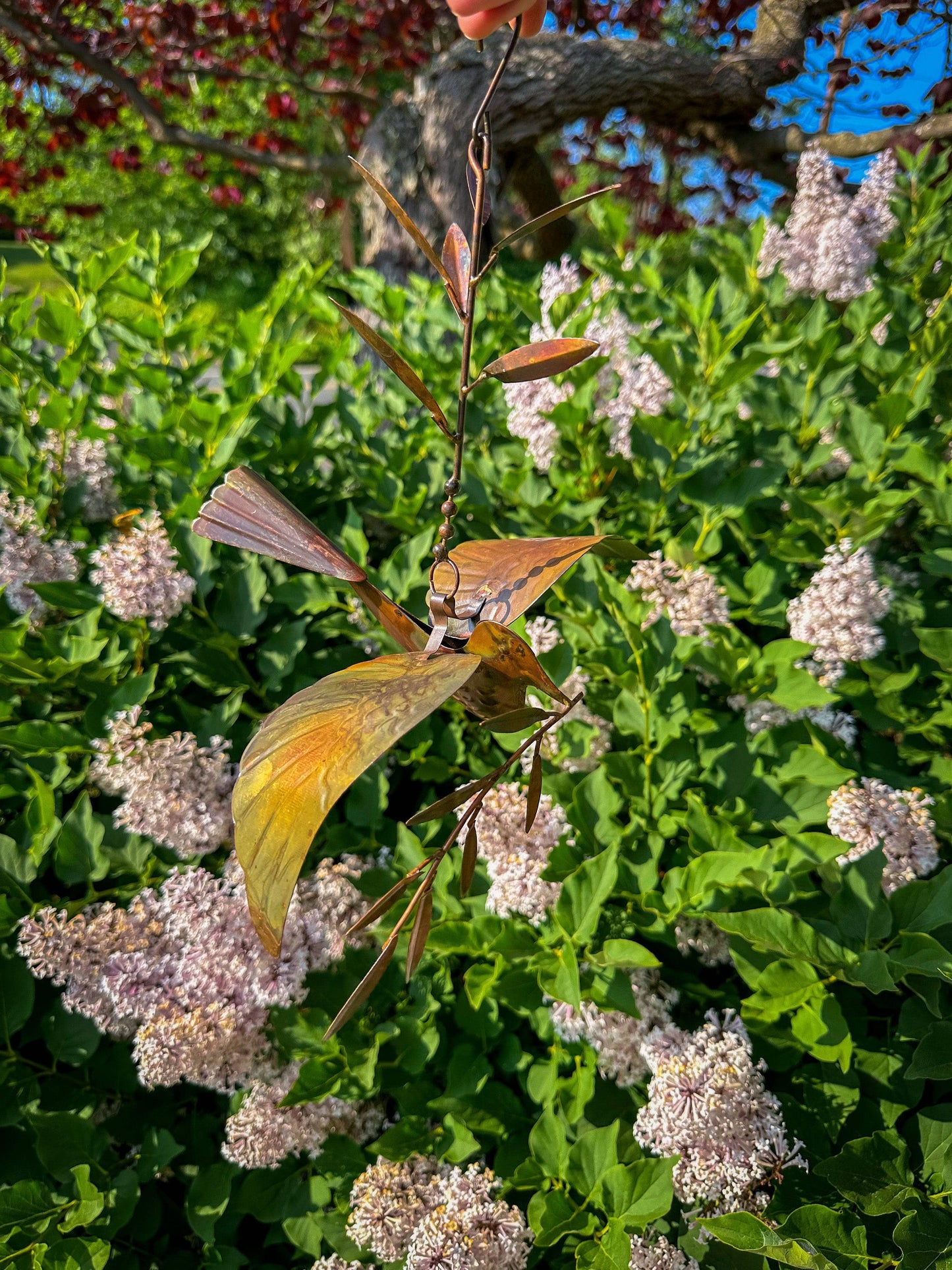 Happy Gardens - Dove Hanging Branch Ornament
