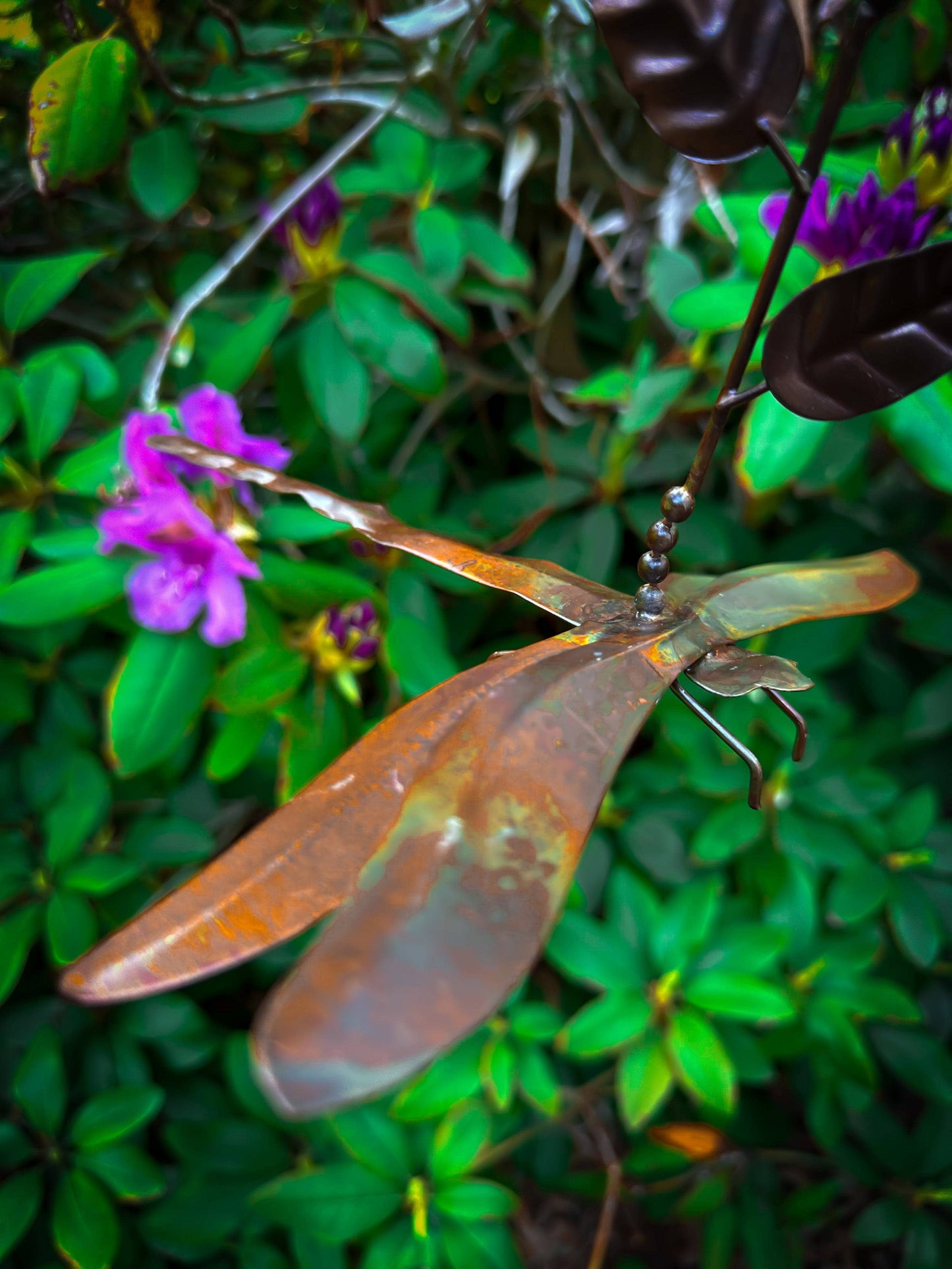 Happy Gardens - Hanging Dragonfly Branch Ornament