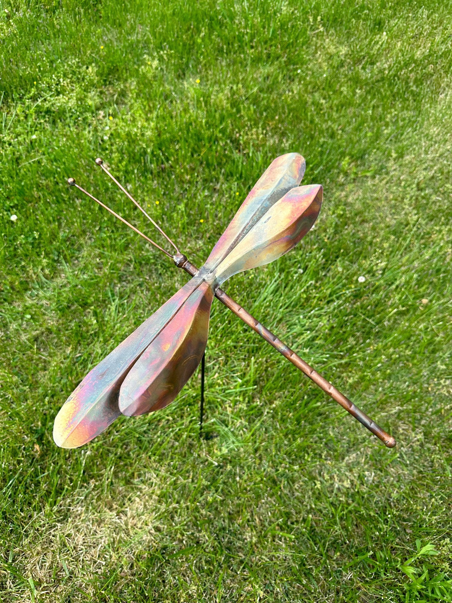 Happy Gardens - Dragonfly Garden Stake Bold