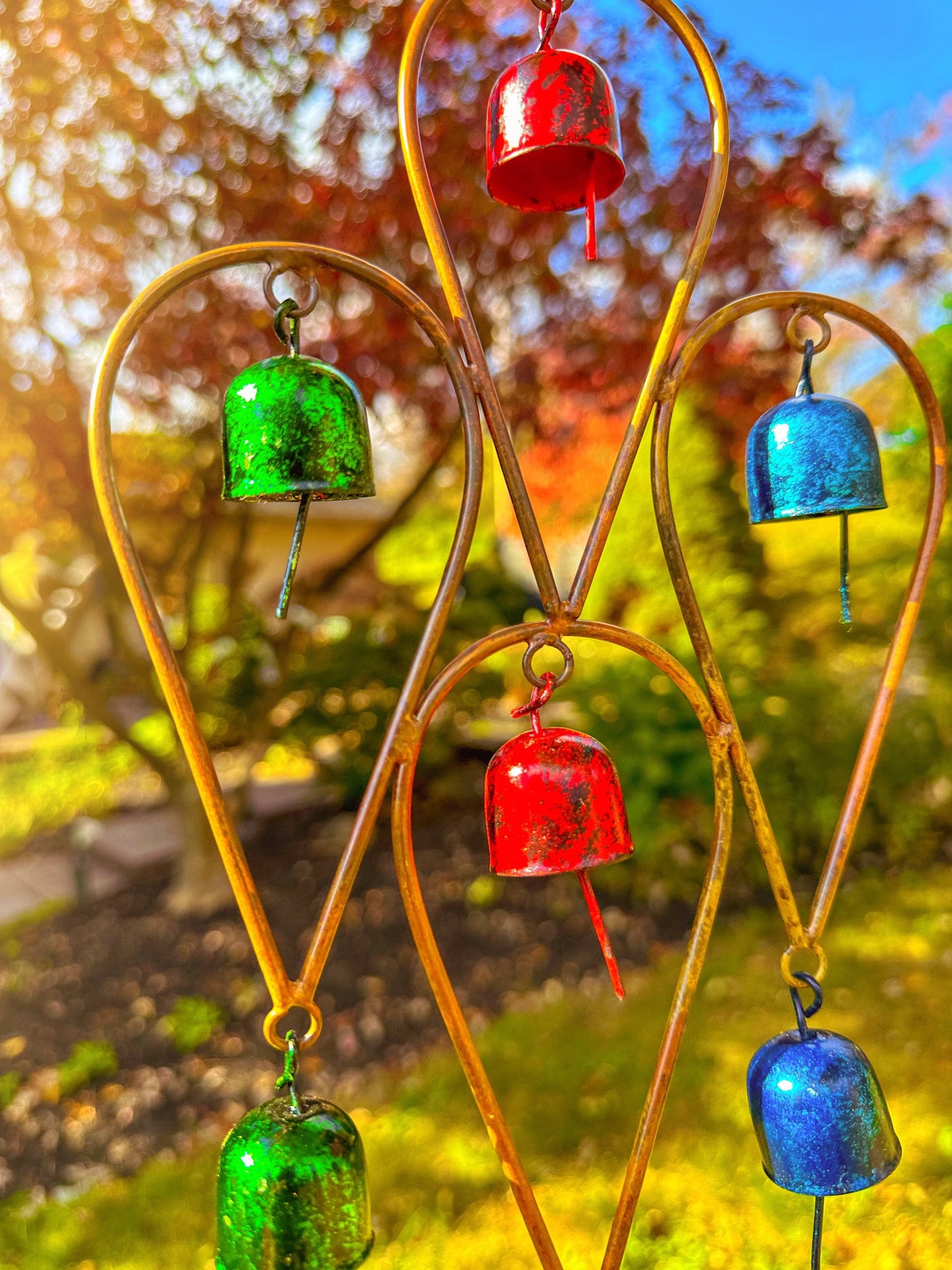 Happy Gardens - Teardrop Multicolor Wind Chime