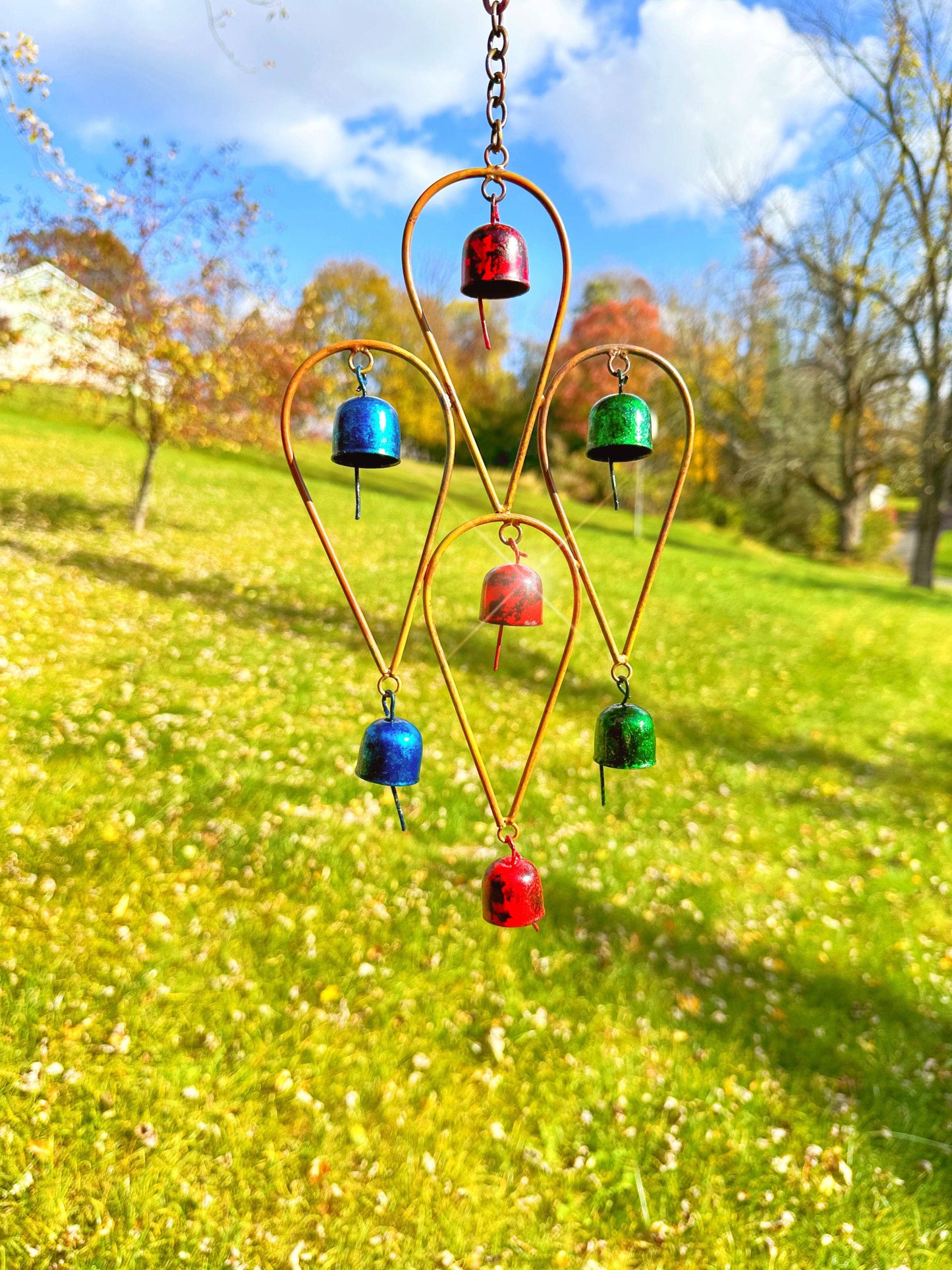 Happy Gardens - Teardrop Multicolor Wind Chime