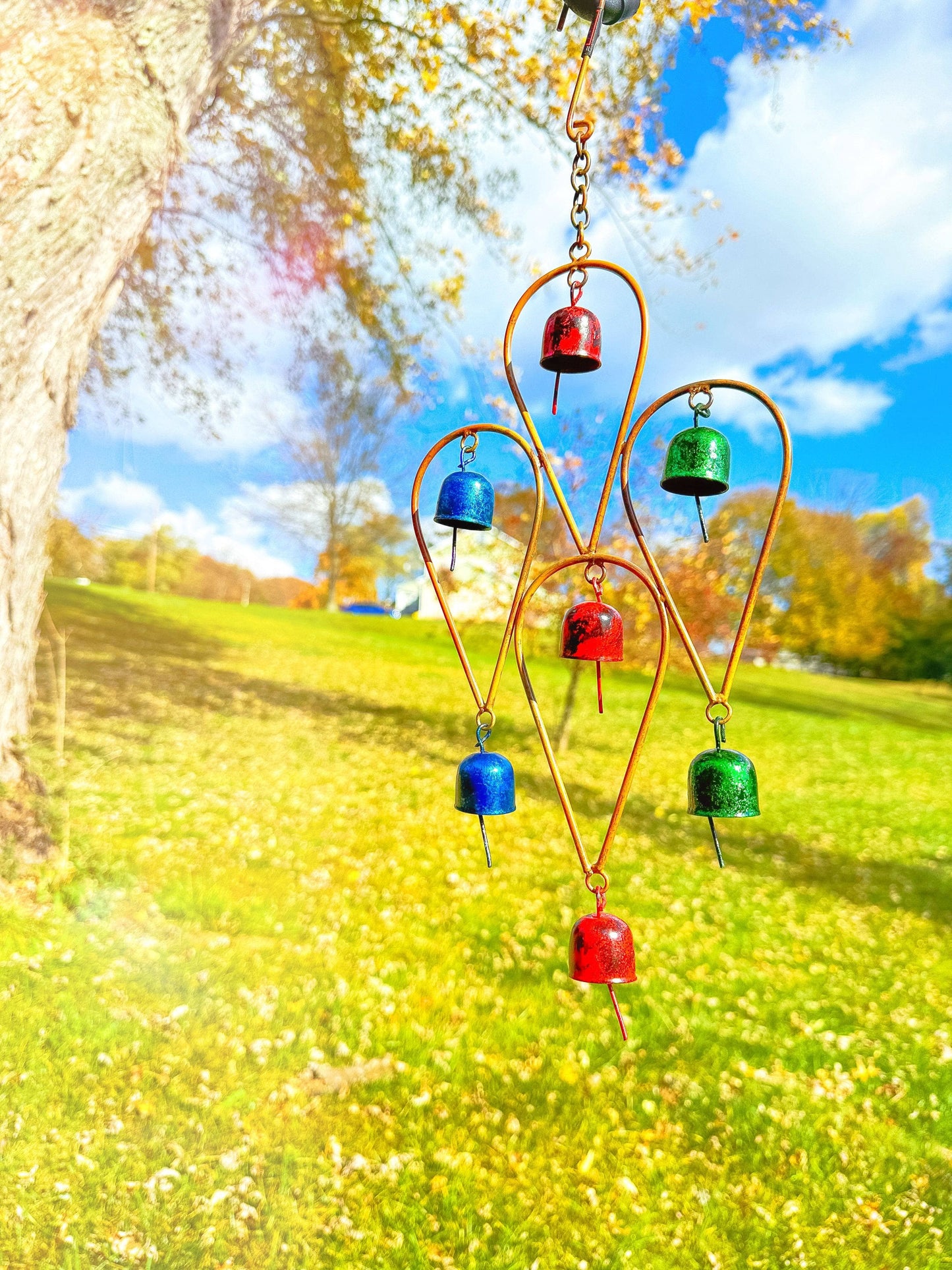 Happy Gardens - Teardrop Multicolor Wind Chime