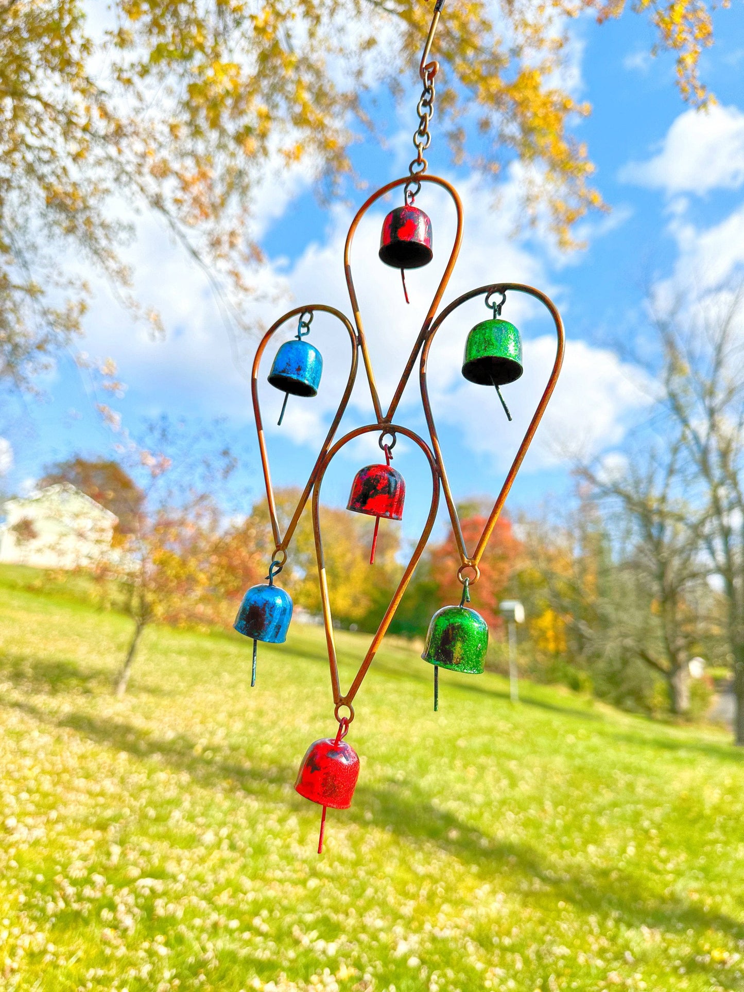 Happy Gardens - Teardrop Multicolor Wind Chime