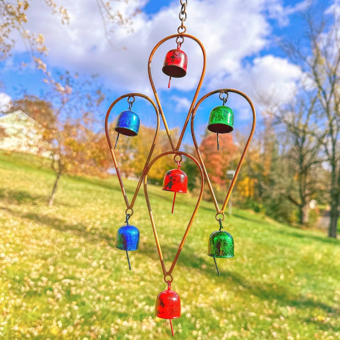 Happy Gardens - Teardrop Multicolor Wind Chime