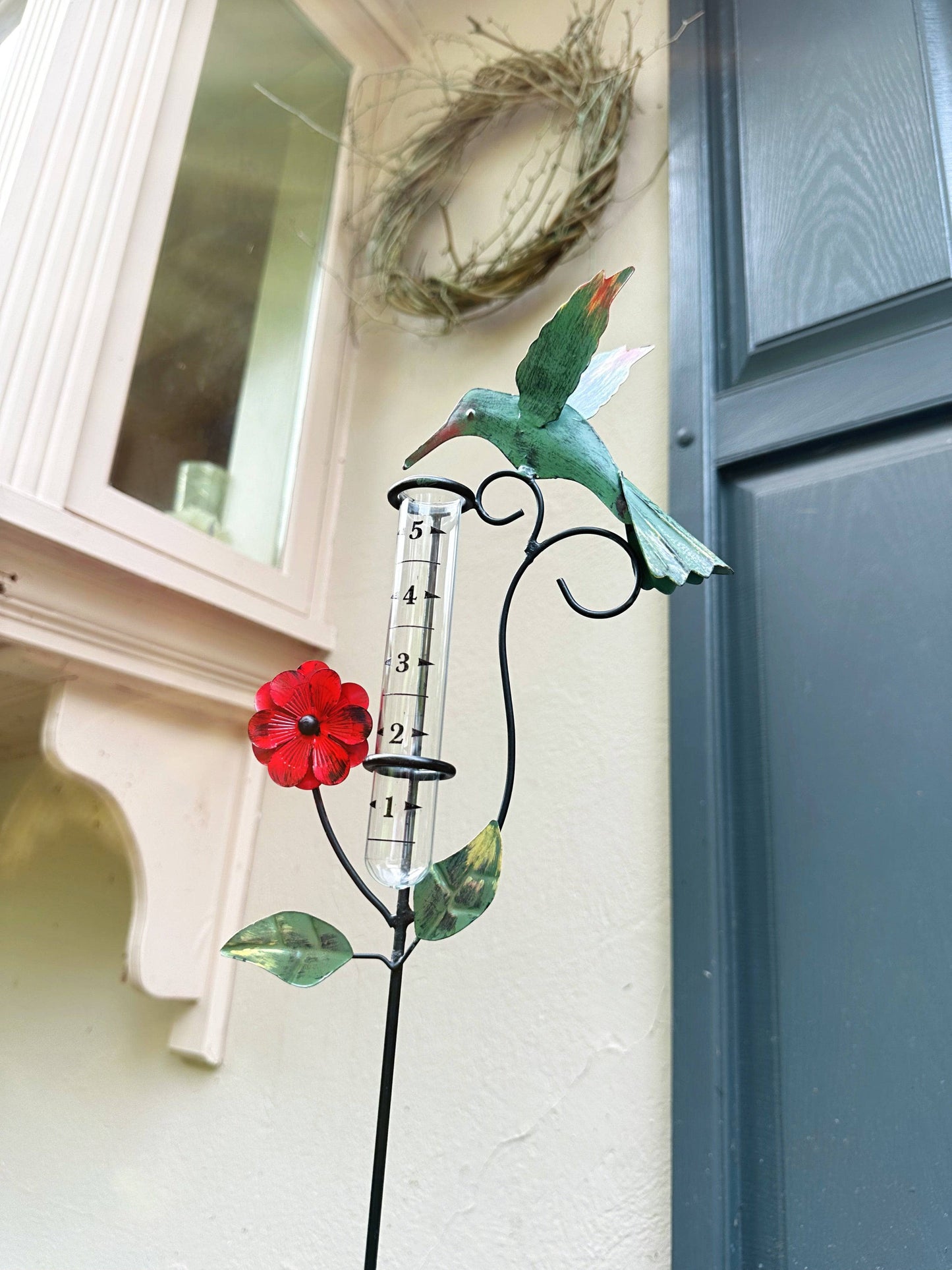 Happy Gardens - Hummingbird Multicolor Rain Gauge