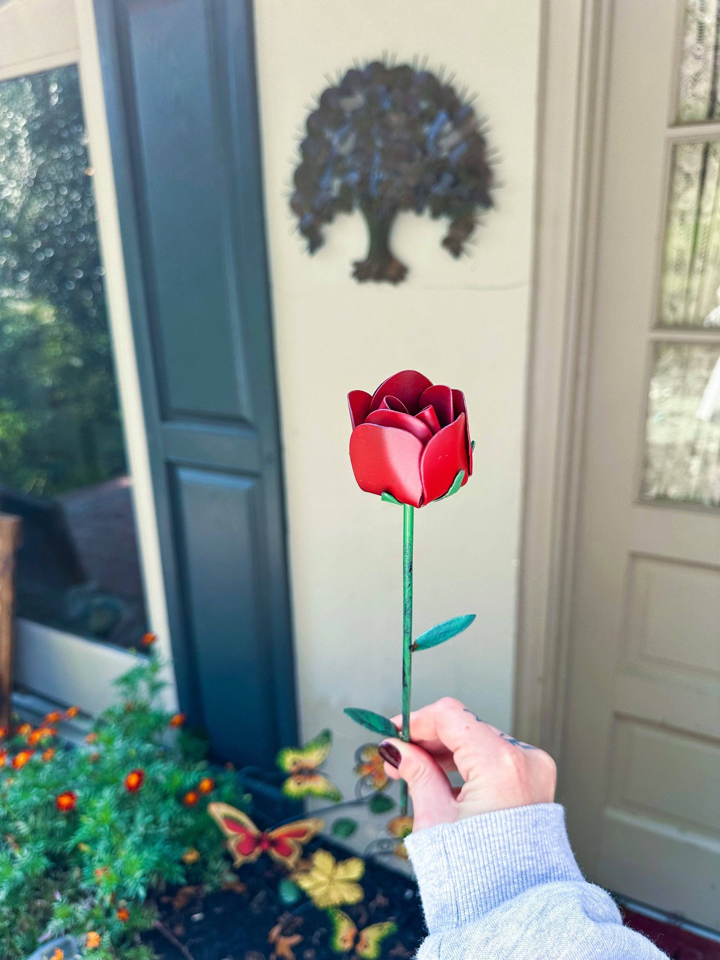 Happy Gardens - Red Rose Plant Pick