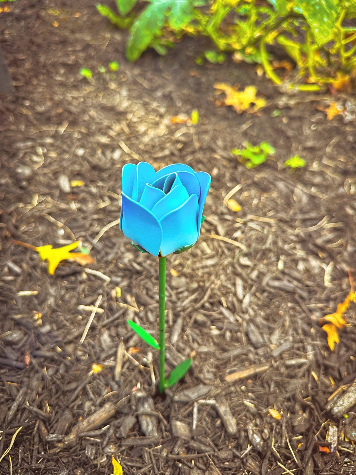 Happy Gardens - Blue Rose Plant Pick
