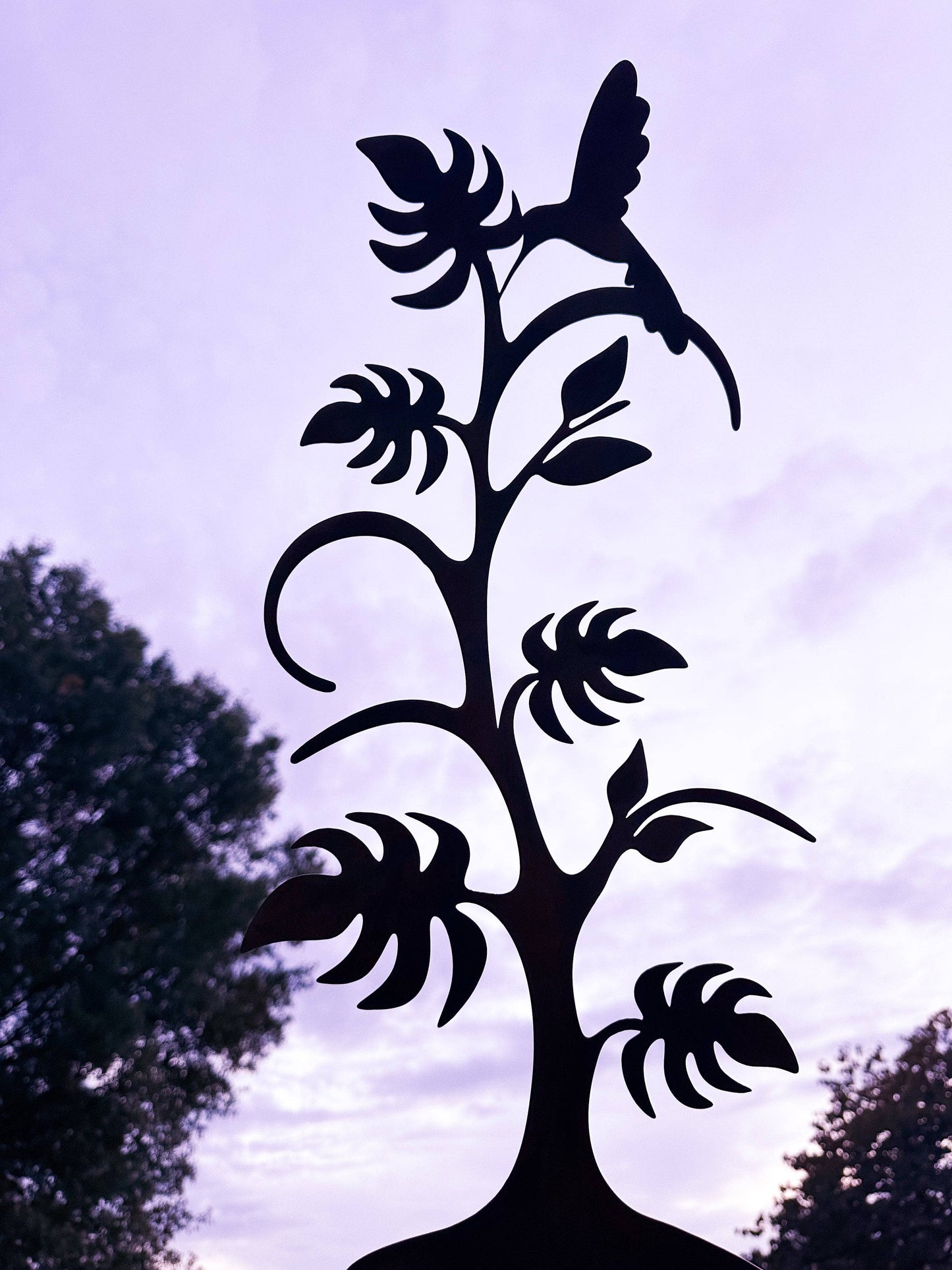 Happy Gardens - Hummingbird on Plant Garden Stake