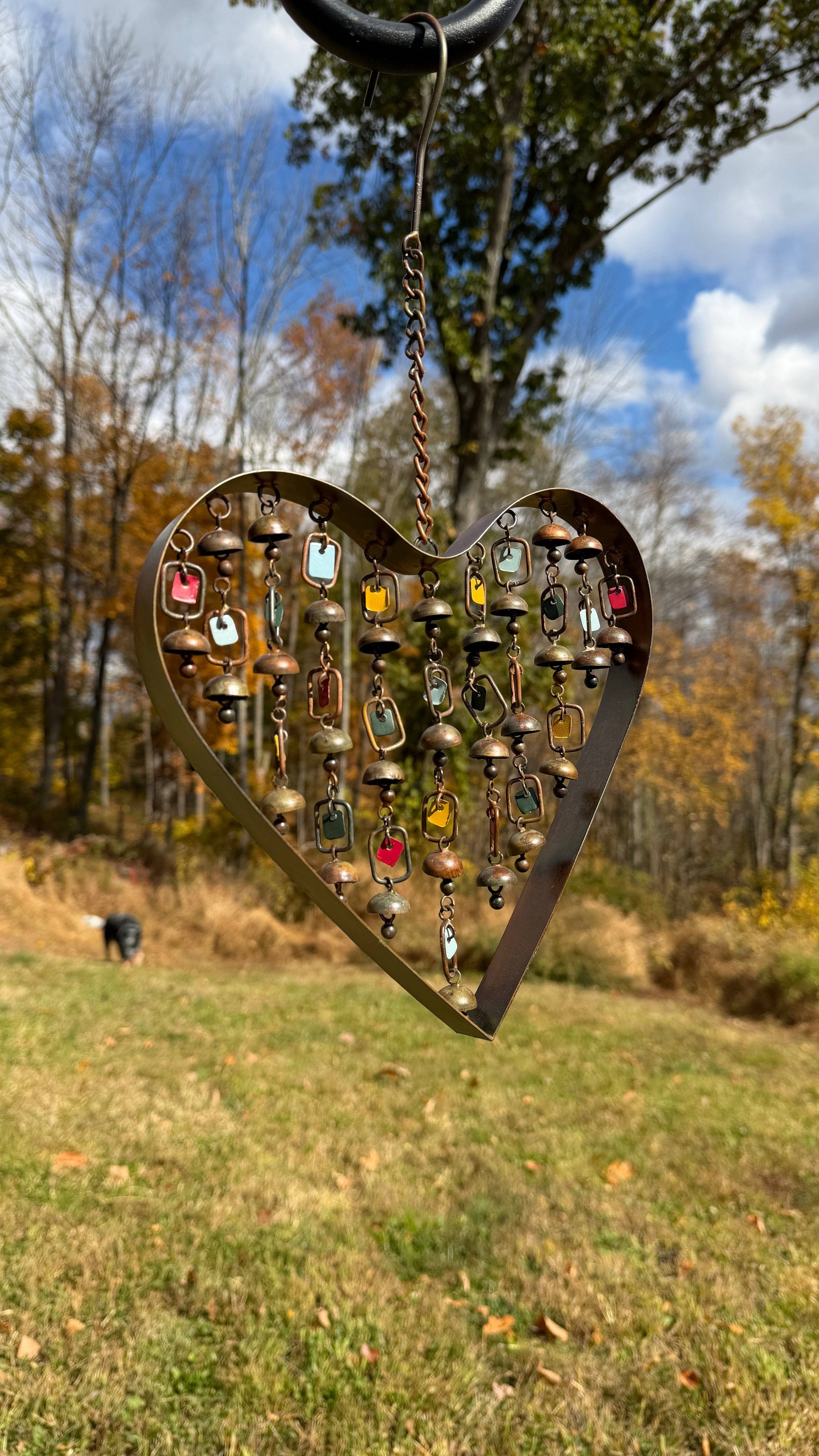 Happy Gardens - Heart with Dangles Ornament and Wind Chime