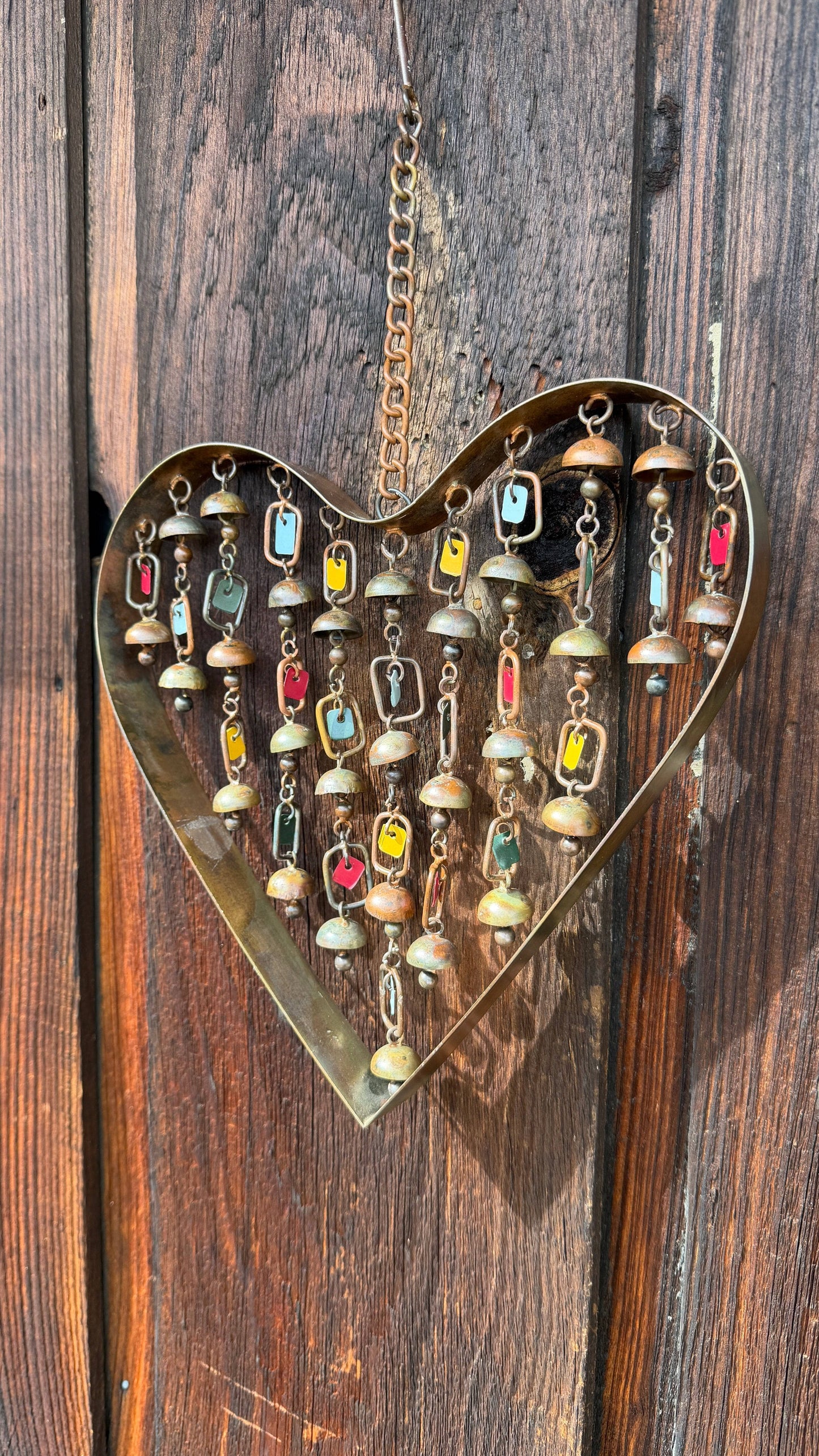 Happy Gardens - Heart with Dangles Ornament and Wind Chime