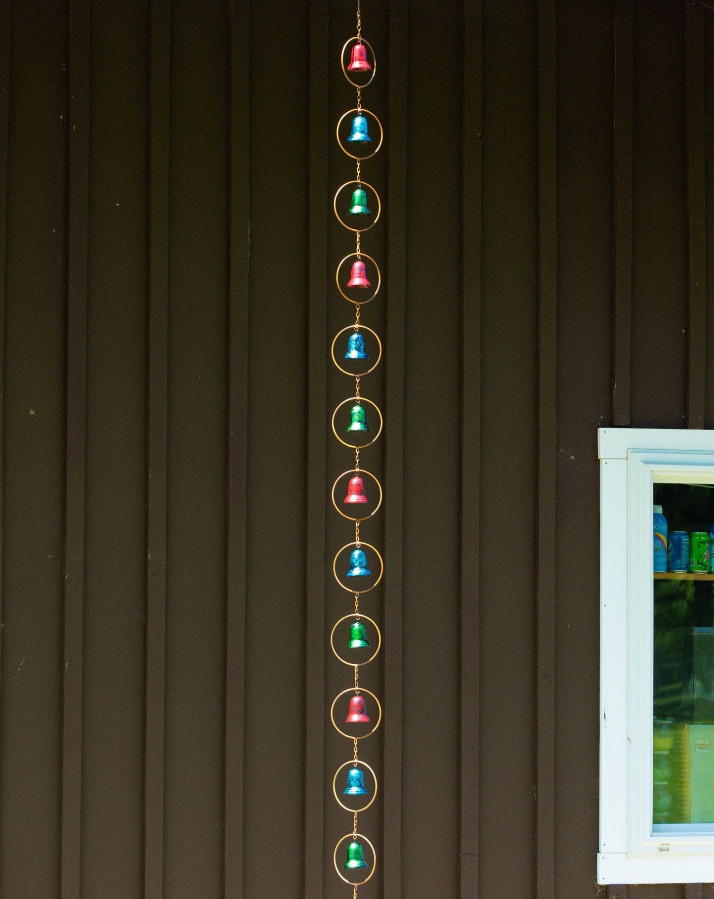 Happy Gardens - Temple Bells Multicolor Rain Chain