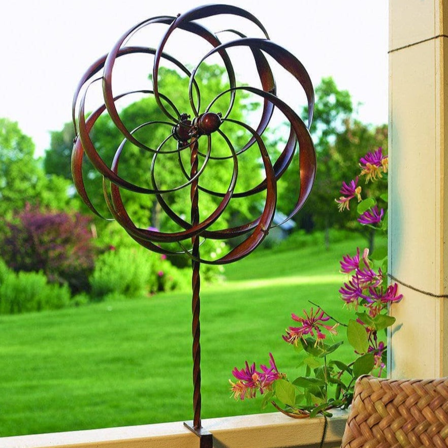 Happy Gardens - Flower Clamp Wind Spinner