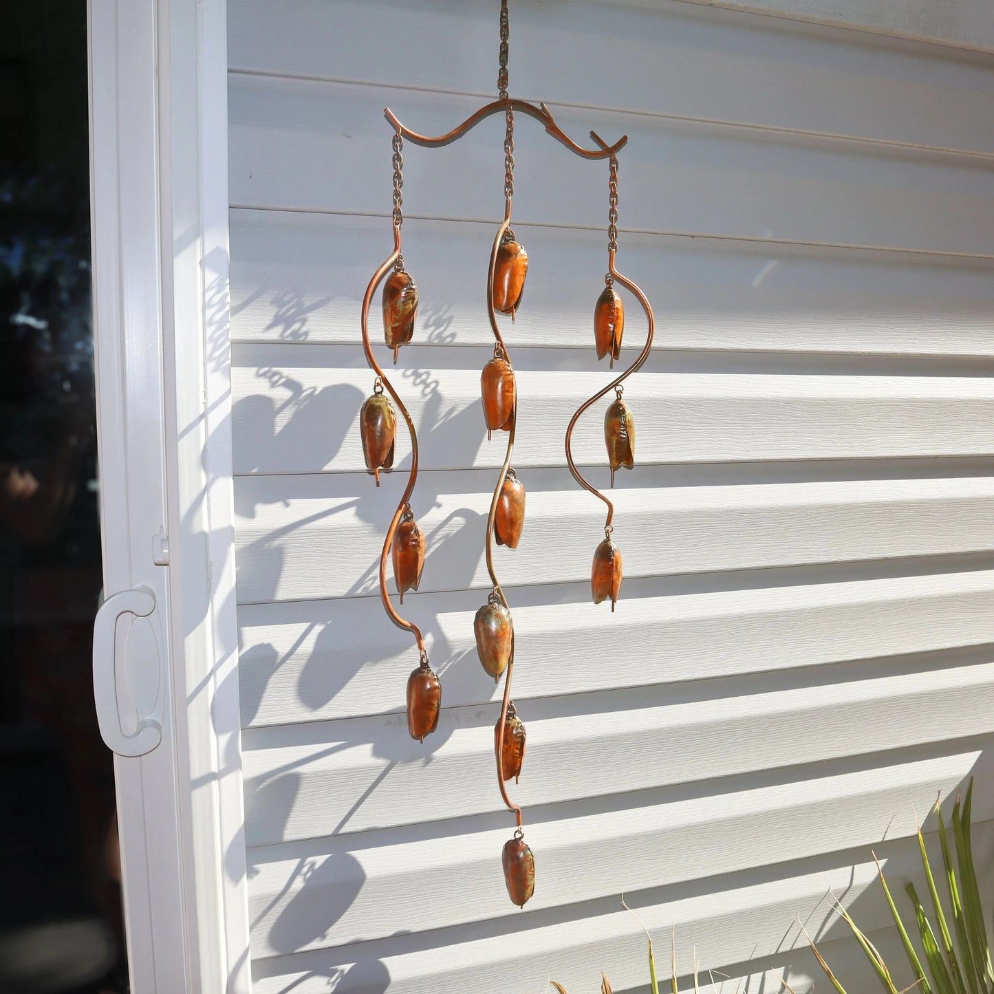 Happy Gardens - Triple Bell Spiral Wind Chime