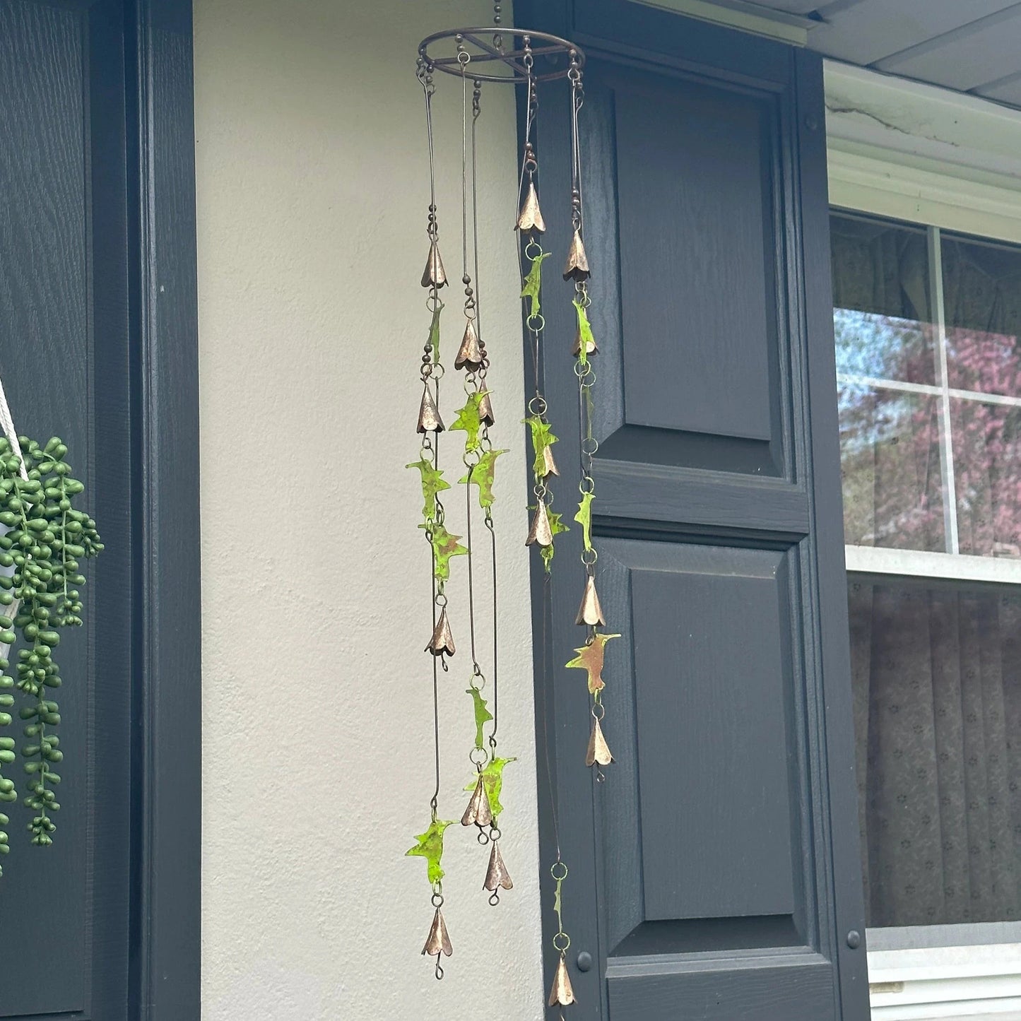 Happy Gardens - Hummingbirds with Bells Mobile Wind Chime