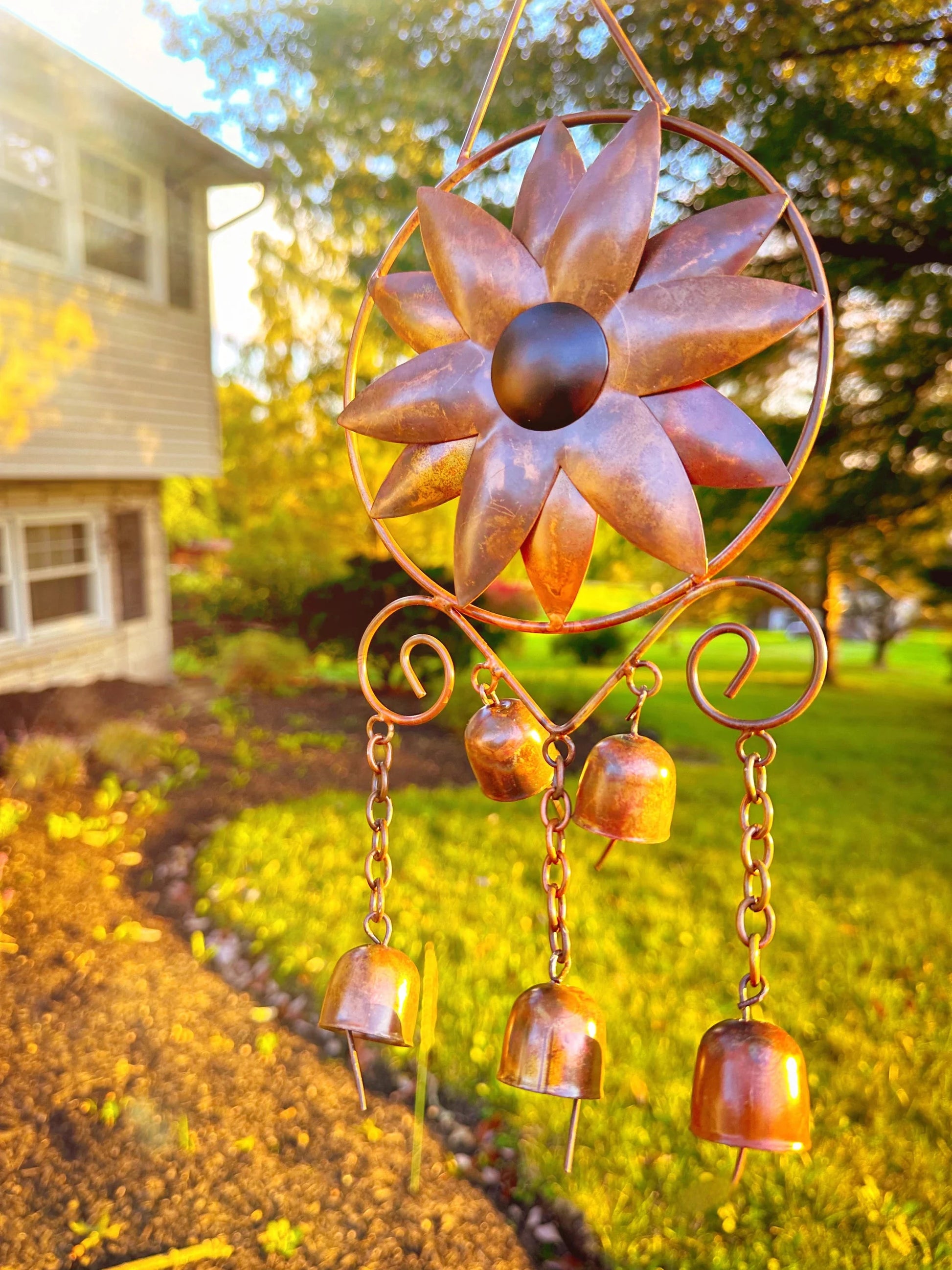 Happy Gardens - Hanging Flower Wind Chime