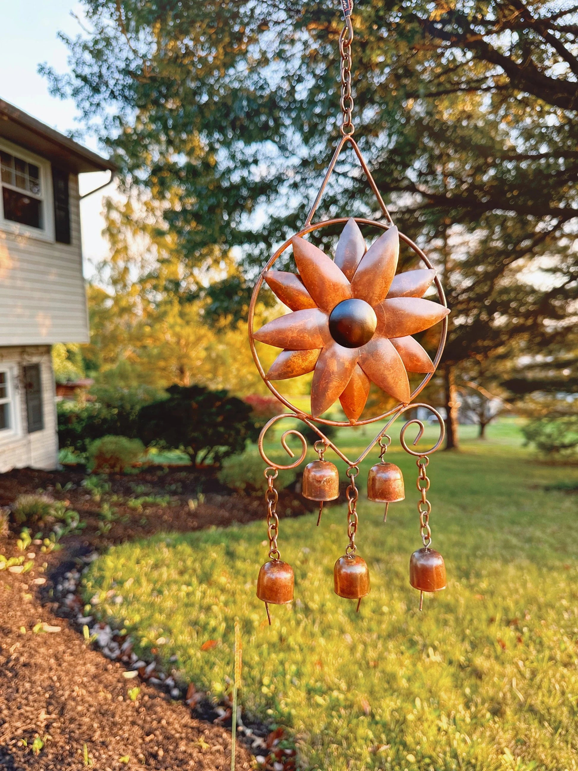 Happy Gardens - Hanging Flower Wind Chime