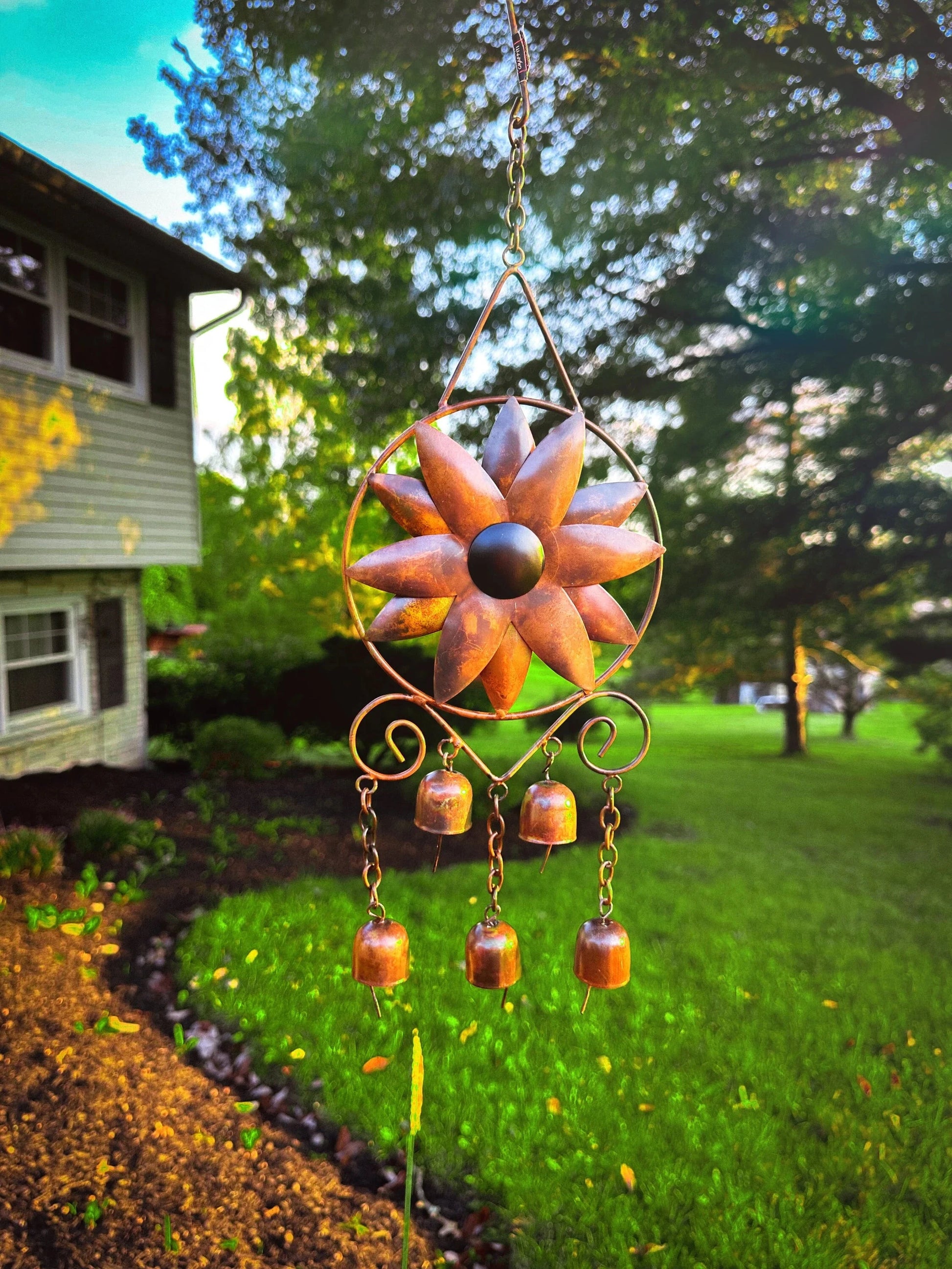 Happy Gardens - Hanging Flower Wind Chime