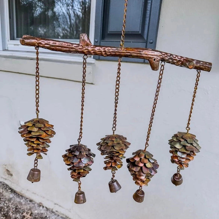 Happy Gardens - Pine Cone Wind Chime