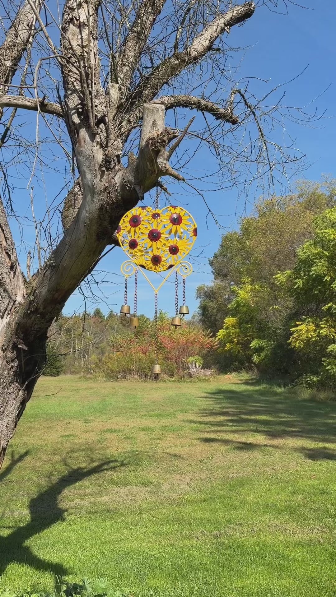Yellow Daisy Wind Chime - Happy Gardens
