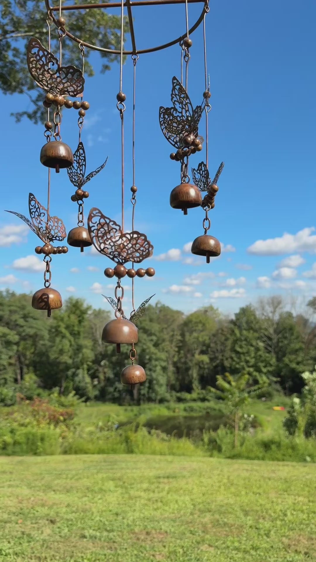 Butterfly Bells Mobile - Happy Gardens