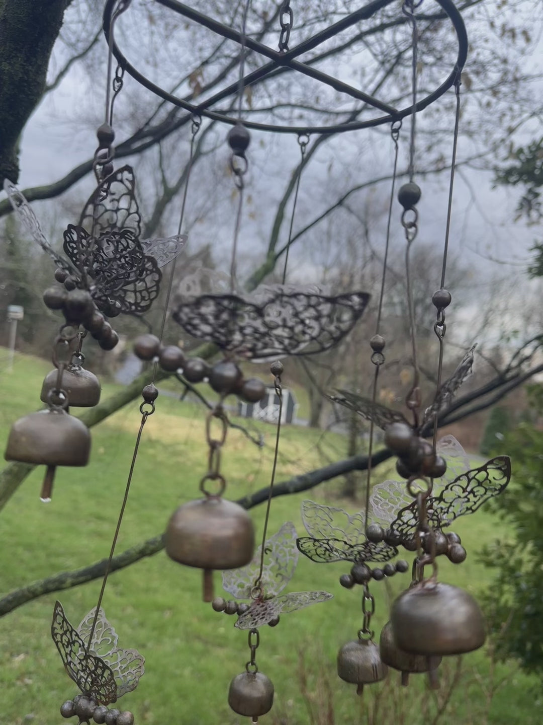 Butterfly Bells Mobile - Happy Gardens