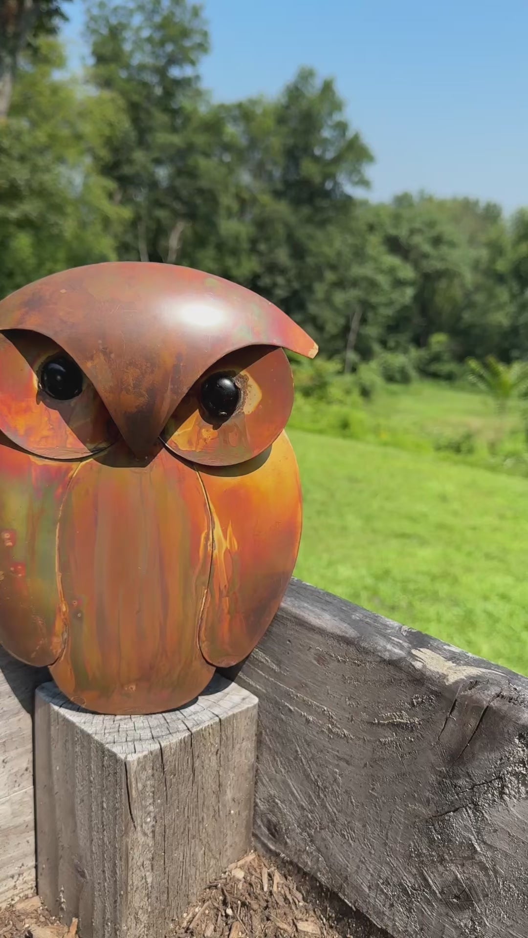 Happy Gardens - Solid Owl Wall Hanging