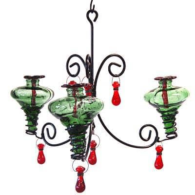 Mini-Blossom Chandelier, Green - Happy Gardens