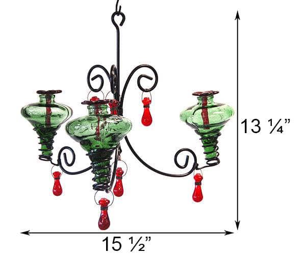 Mini-Blossom Chandelier, Green - Happy Gardens