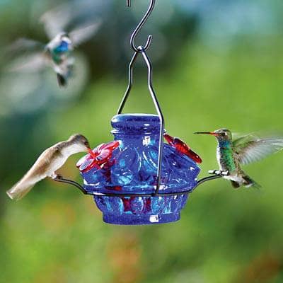 Pot de Creme Hummingbird Feeder, Moon & Stars - Happy Gardens