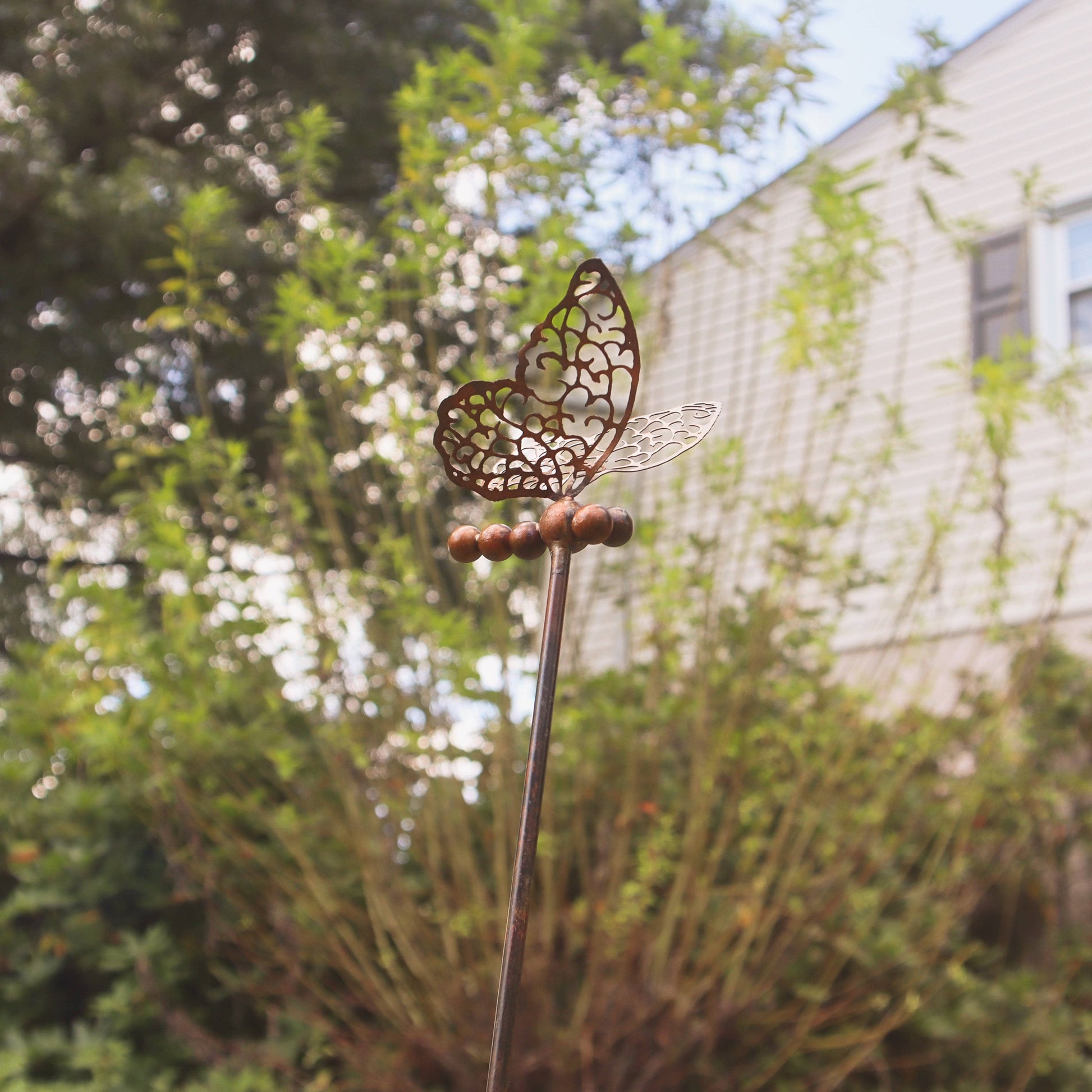 Openwork Dragonfly Garden Stake - Happy Gardens