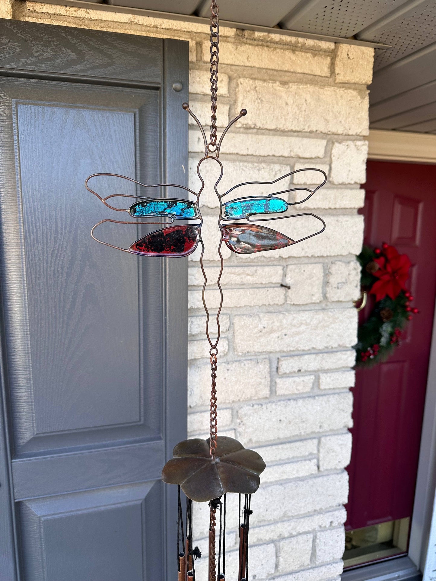 Dragonfly Pipes Wind Chime - Happy Gardens