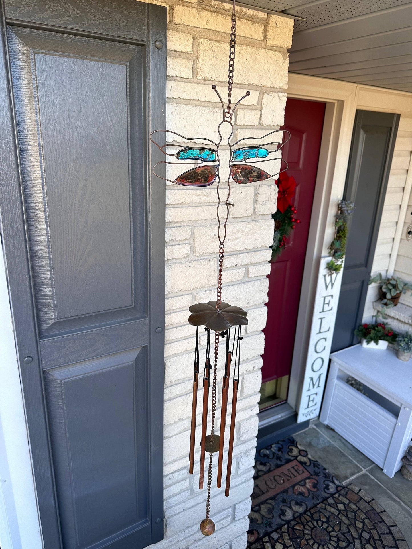 Dragonfly Pipes Wind Chime - Happy Gardens