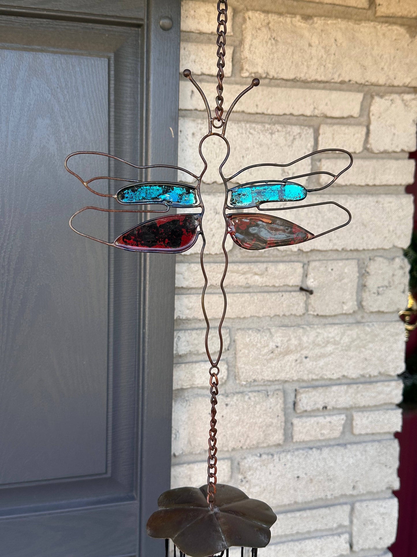 Dragonfly Pipes Wind Chime - Happy Gardens