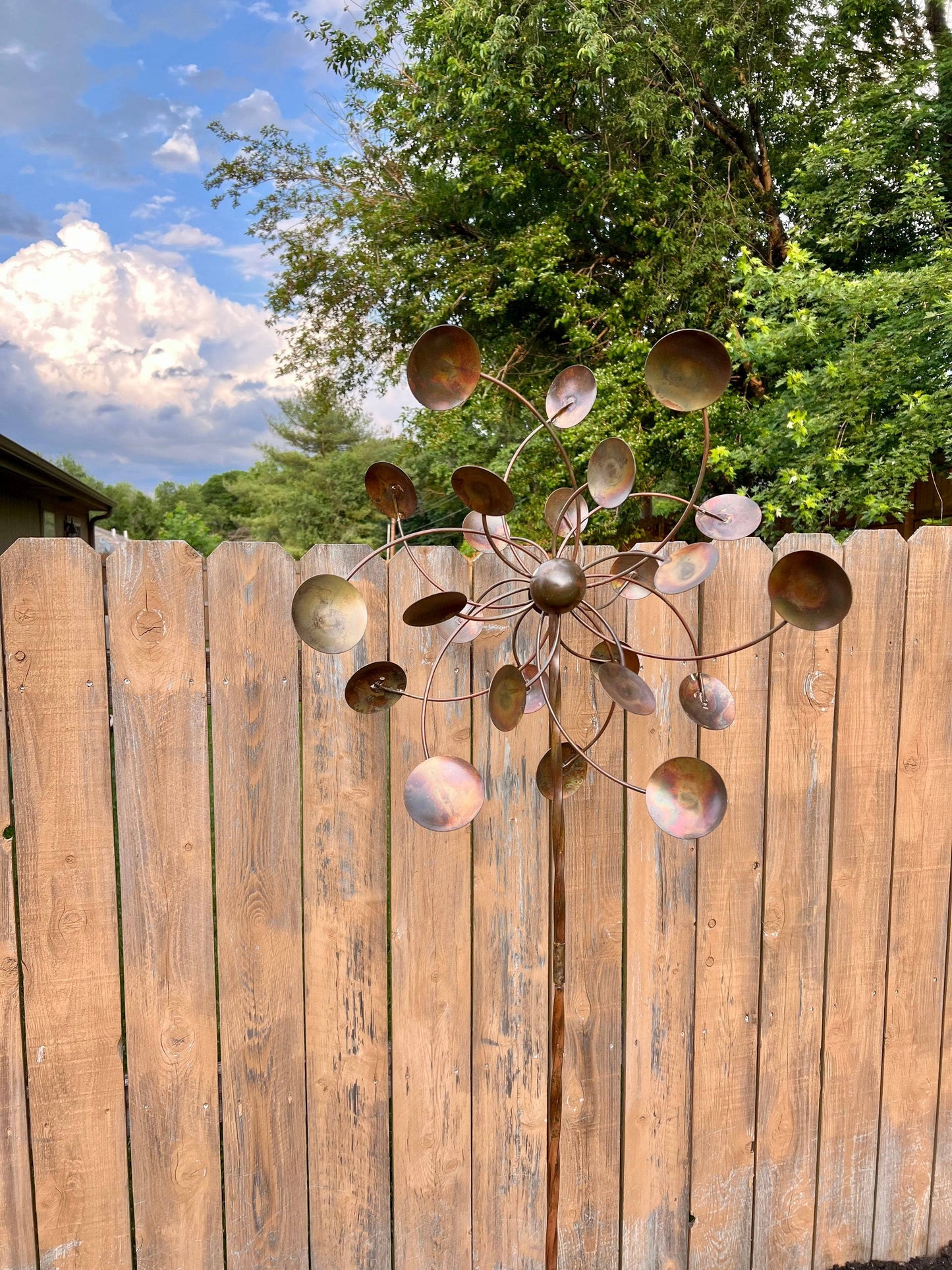 Happy Gardens - Double Disc Wind Spinner