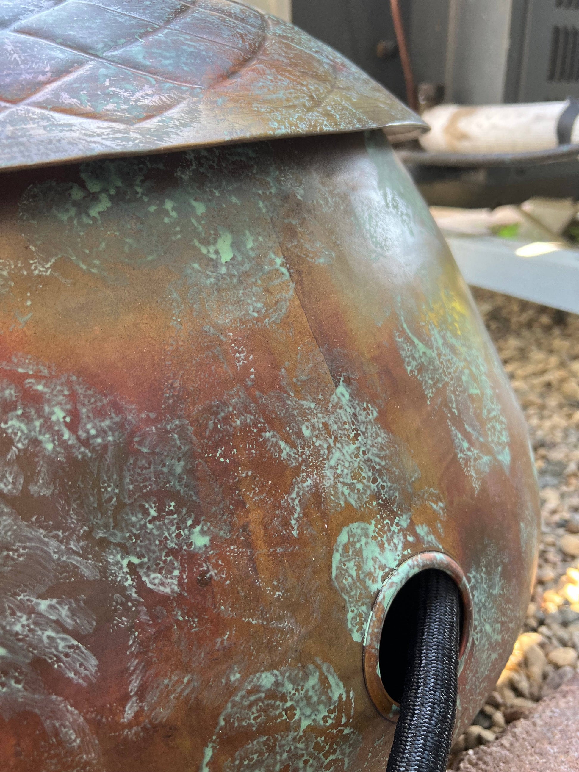 Acorn Garden Hose Pot - Happy Gardens