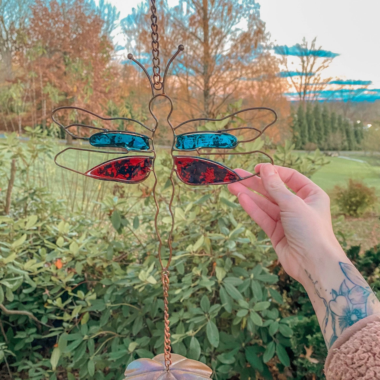 Dragonfly Pipes Wind Chime - Happy Gardens