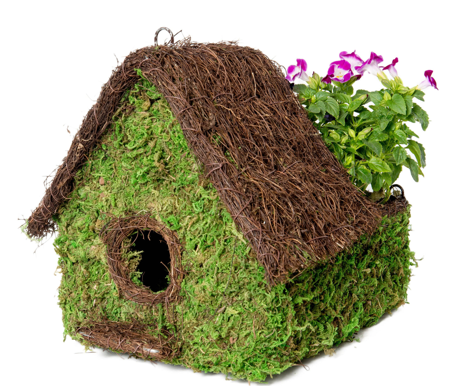 Woven Maison Plantable Moss Birdhouse - Happy Gardens