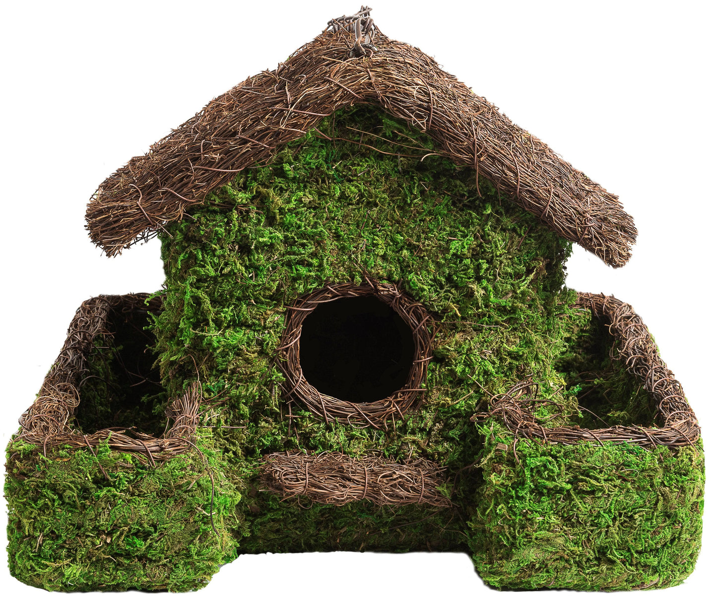Plantable Maison Patio Moss Birdhouse - Happy Gardens
