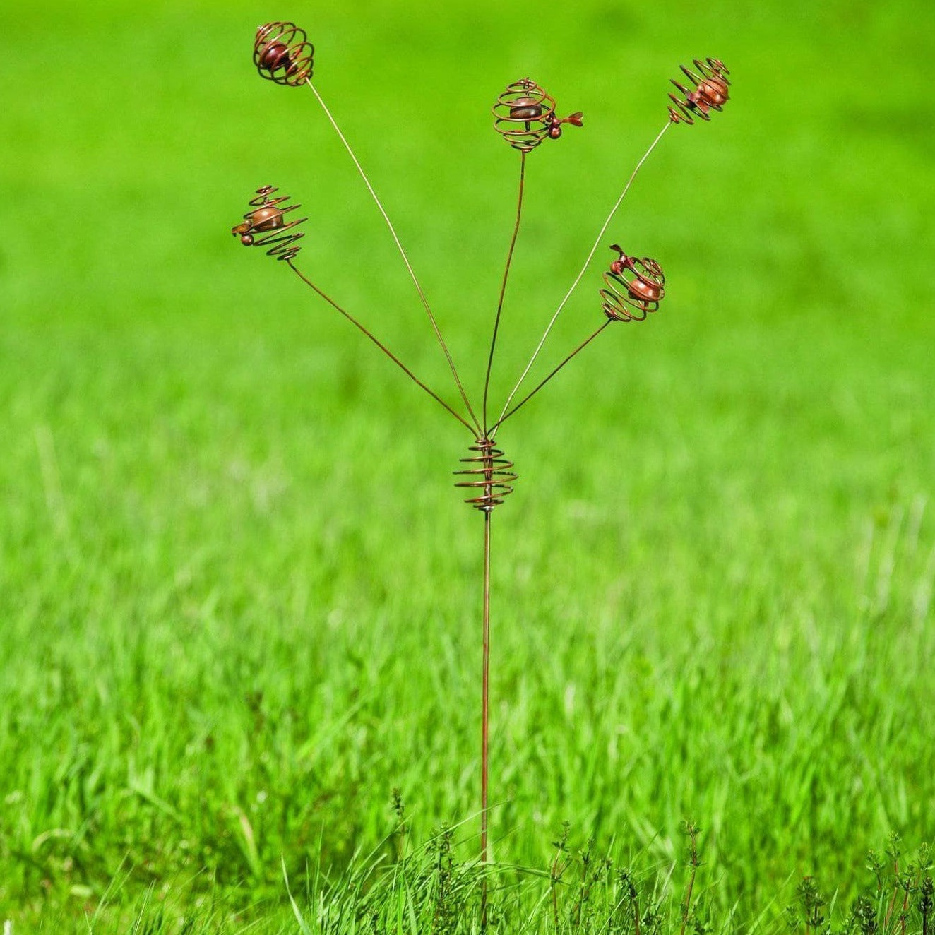 Happy Gardens - Bee Spiral Garden Stake